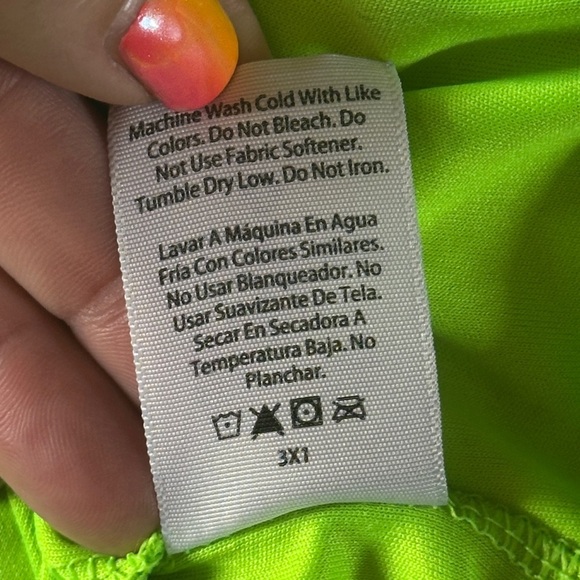 Athletic Works Neon Green Soccer Graphic Tee - Picture 5 of 6